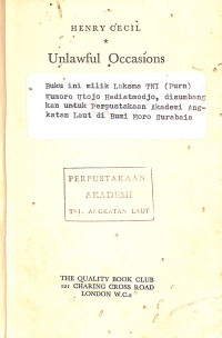Image of Unlawful Occasions