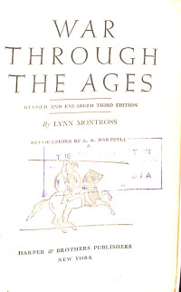 Image of War Through The Ages Revised And Enlarged Third Edition