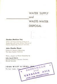 Image of Water Supply and Waste-Water Disposal