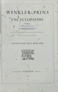 Image of Winkler Prins Encyclopaedie : Veertiende Deel MOO-ORL