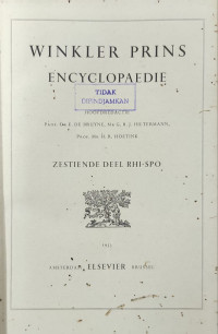 Image of Winkler Prins Encyclopaedie : Zestiende Deel RHI-SPO