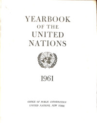 Image of Yearbook Of The United Nations 1961